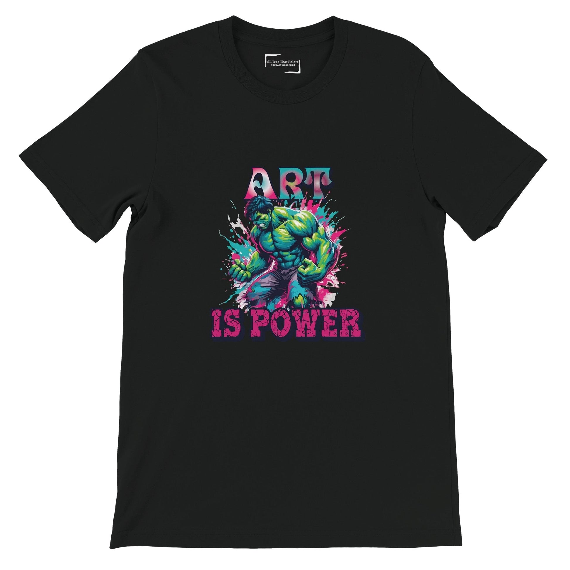 Art is Power T-shirt for DTG Printing | Soft & Eco-friendly