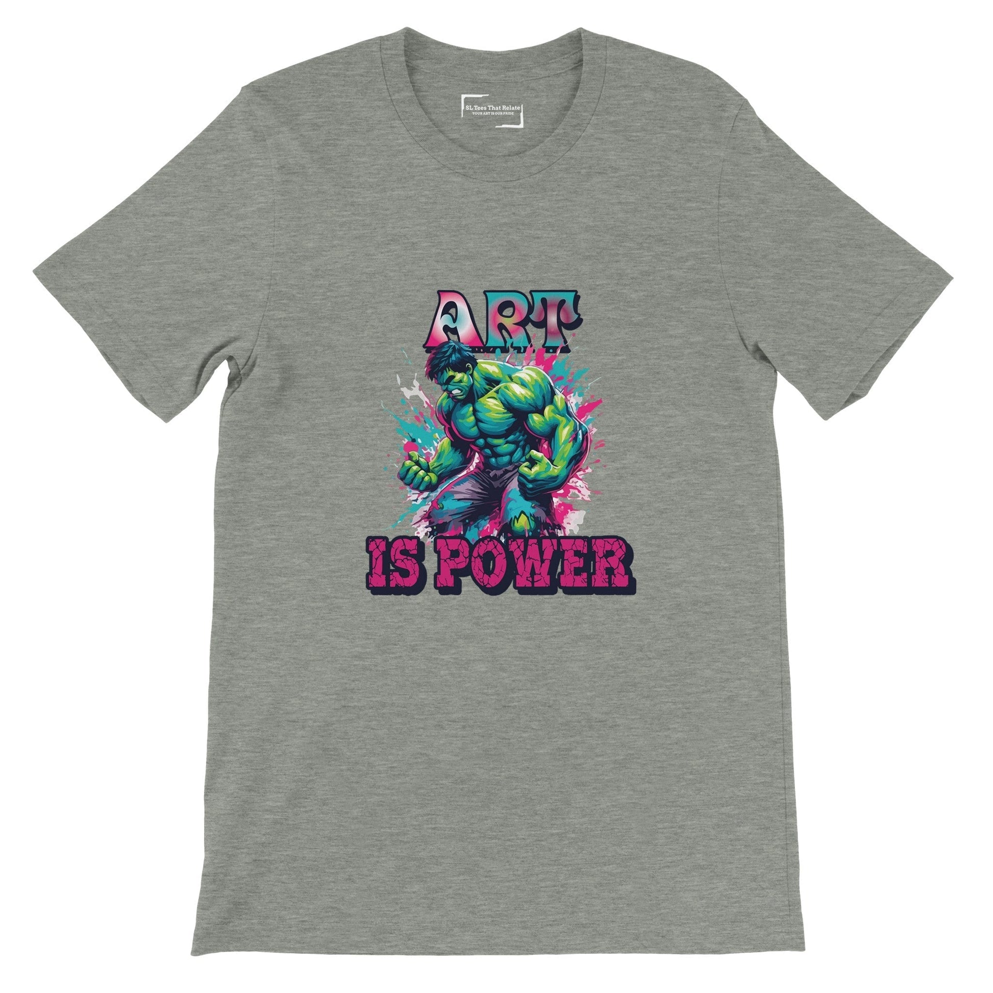 Art is Power T-shirt for DTG Printing | Soft & Eco-friendly