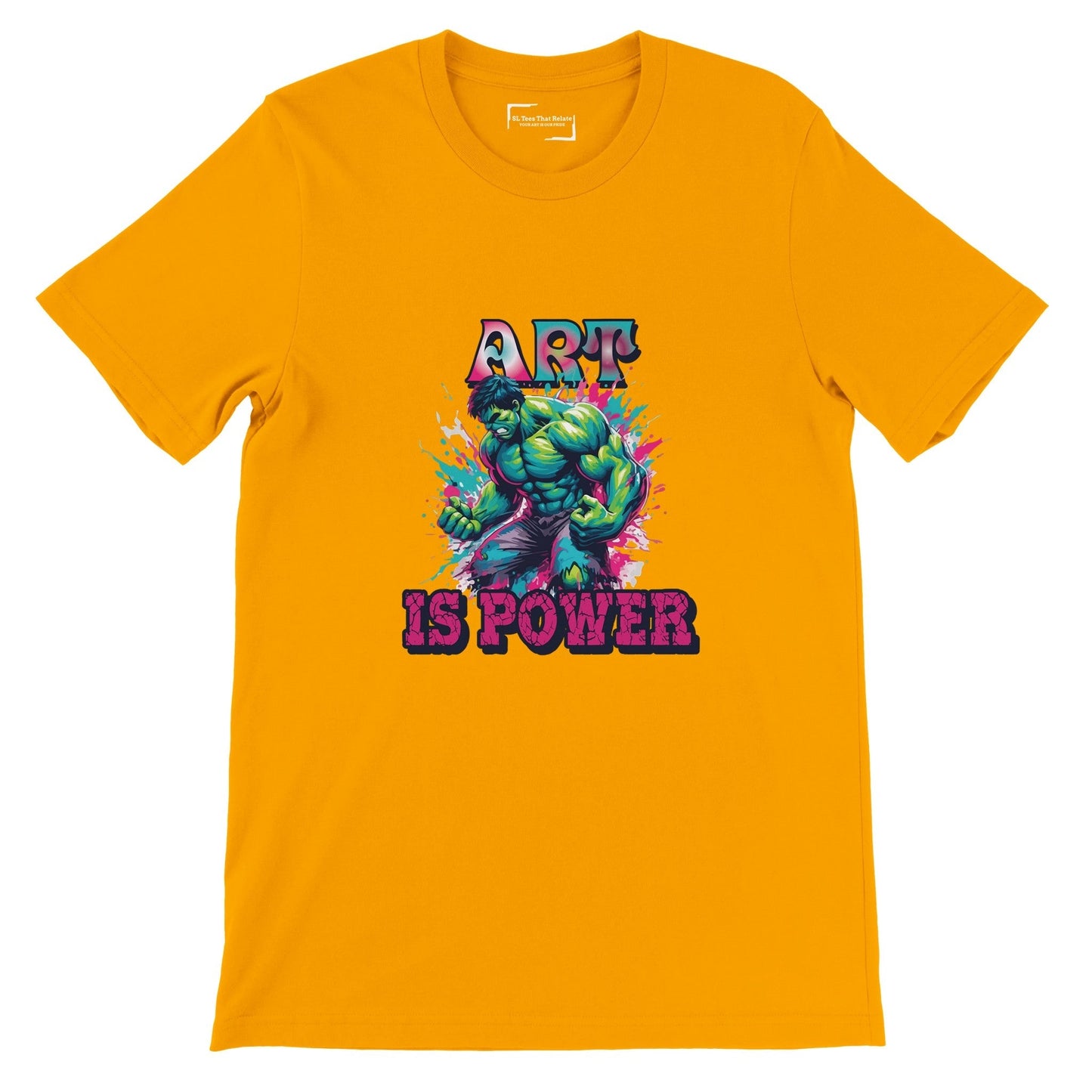 Art is Power T-shirt for DTG Printing | Soft & Eco-friendly