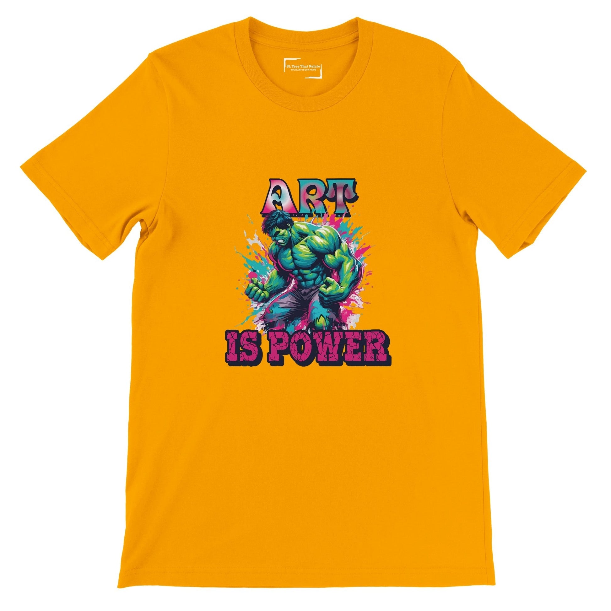 Art is Power T-shirt for DTG Printing | Soft & Eco-friendly