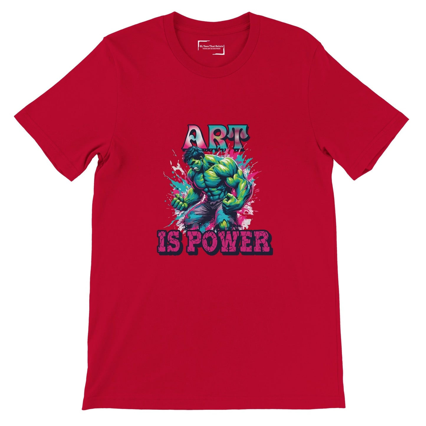 Art is Power T-shirt for DTG Printing | Soft & Eco-friendly