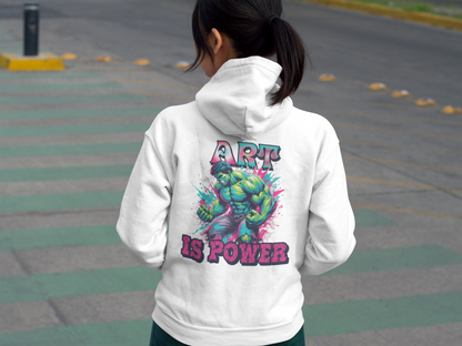  Art is Power Hoodie for Comfort and Style