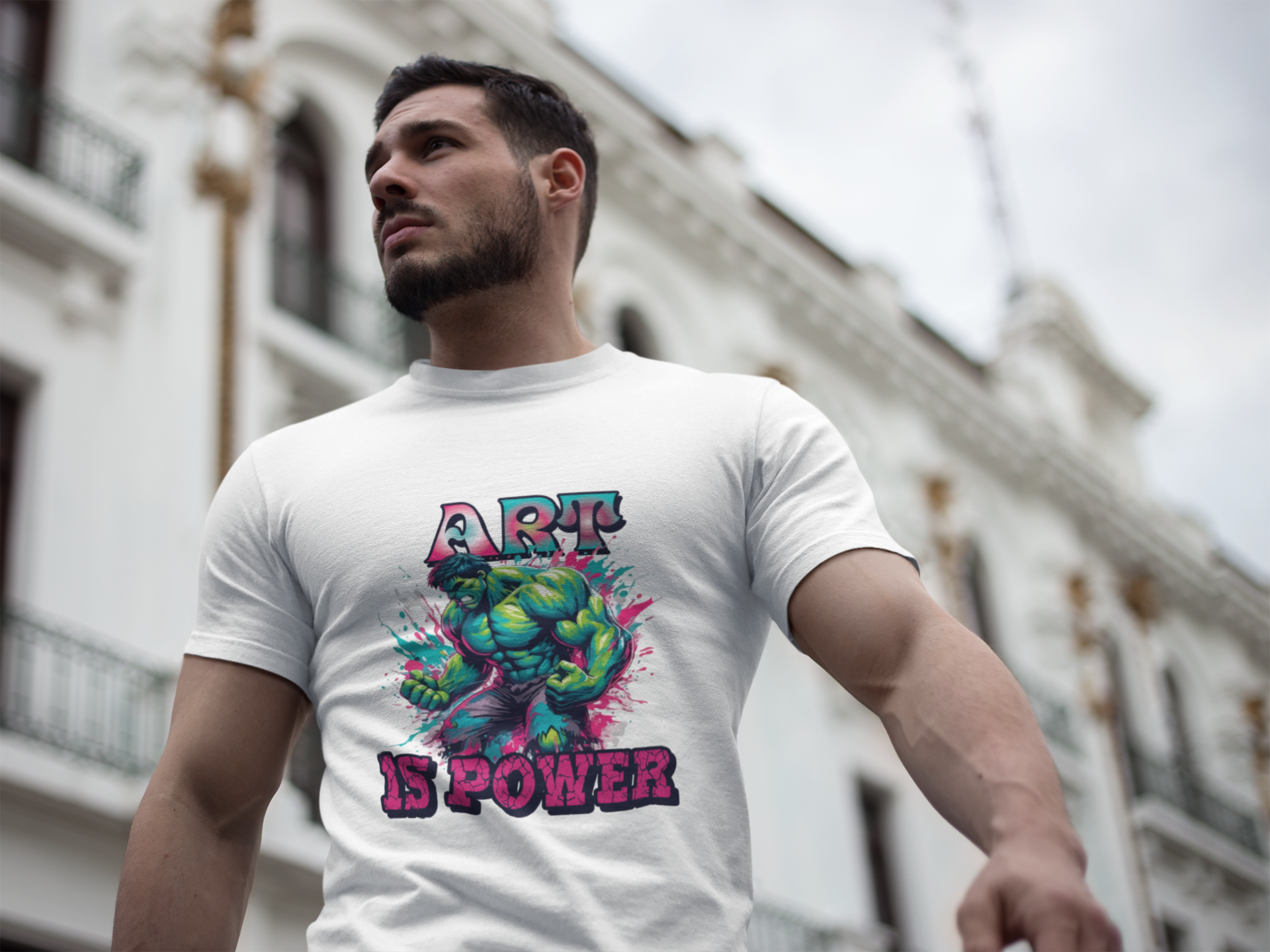 Art is Power T-shirt for DTG Printing | Soft & Eco-friendly