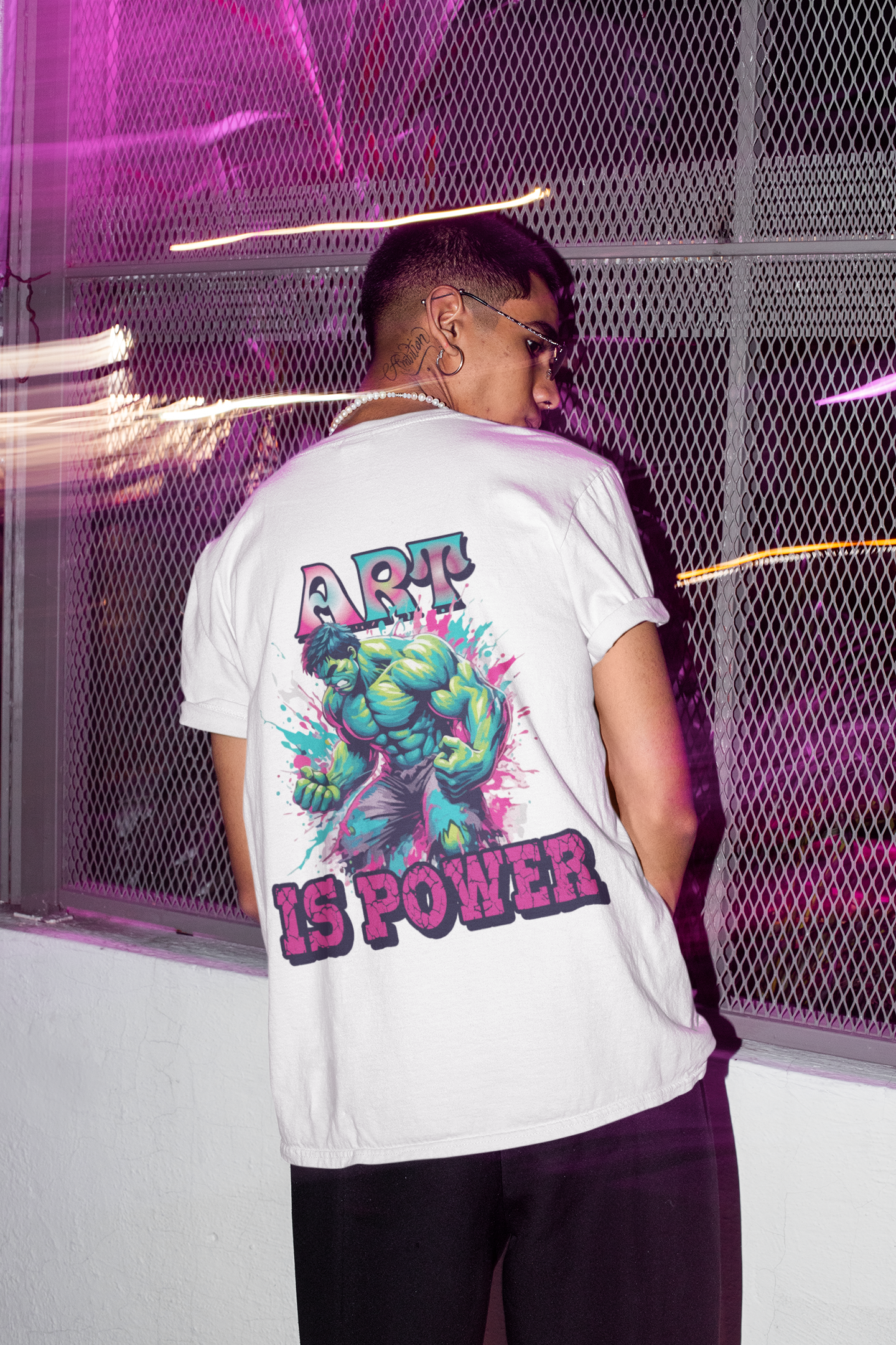 Art is Power T-shirt for DTG Printing | Soft & Eco-friendly